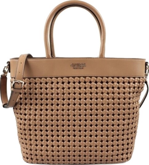 Guess Guess Sicilia Veske I Syntetisk Lær Tekstil Cognac Hwwg8490230 30 X 30 X 12 Cm