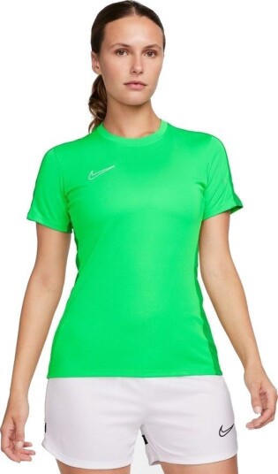 Nike Trenings T Skjorte Dri FIT Academy 23 Grønn/Hvit Kvinner størrelse X Small
