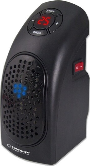 Esperanza Kalahari varmevifte 400W, sort