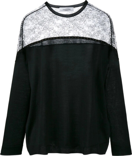 Valentino Dame Strikkevarer Svart S, Valentino Dame Strikkevarer Svart S,