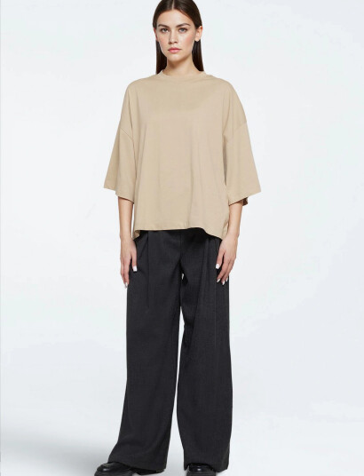 Minimum Mira T Shirt G029   Beige   XS