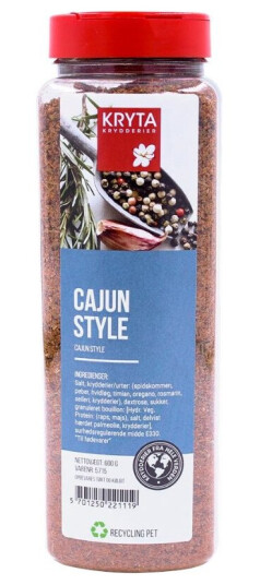 Cajun Style Krydderi 600 g Cajun Style Krydderi 600 g