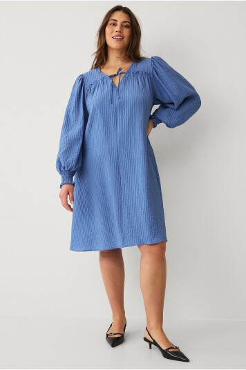 KAFFE Curve - Kjole kcLinna Dress - Blå