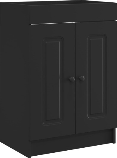 Baderomsskap under vask Svart 78,5 x 37,5 x 81 cm Baderomsskap under vask Svart 78,5 x 37,5 x 81 cm