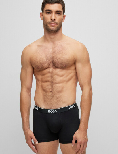 BOSS Boxerbr 3P Power - Grey - XL BOSS Boxerbr 3P Power - Grey - XL