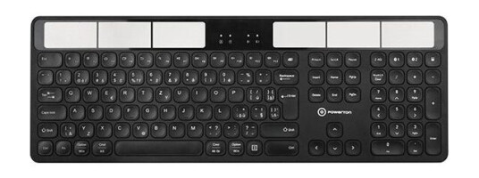 Powerton Powerton Solarslim Keyboard, Cz/Sk Solar Powered Keyboard, Multi-Device Type 2.4 Ghz Dongle + Dual Bluetooth, Wireless, Black Powerton Powerton Solarslim Keyboard, Cz/Sk Solar Powered Keyboard, Multi-Device Type 2.4 Ghz Dongle + Dual Bluetooth, Wireless, Black