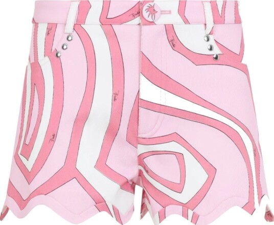 Pucci Dame Shorts Rosa XS,