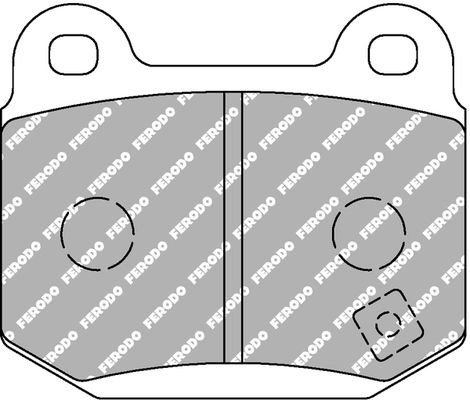 Bremseklosser FERODO RACING FCP1562R Bremseklosser FERODO RACING FCP1562R