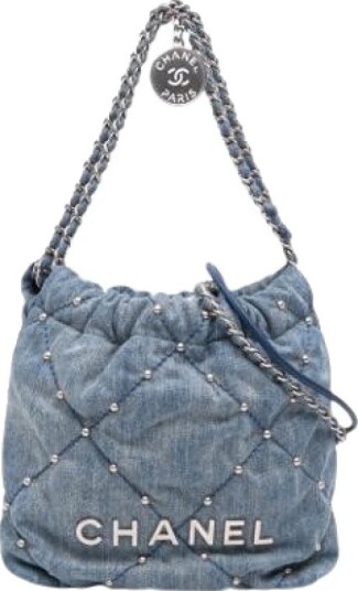 Chanel Vintage Dame Pre owned Blå ONE SIZE,