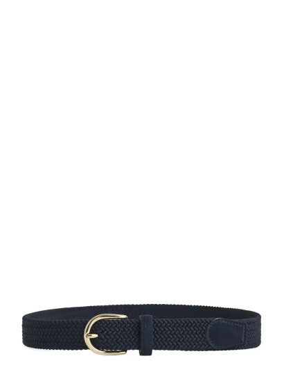 GANT Elastic Braided Belt - Navy - 90 GANT Elastic Braided Belt - Navy - 90