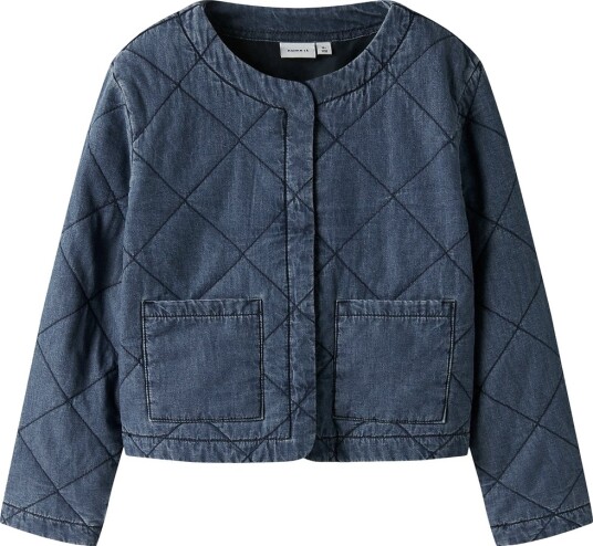 Name It Jakke NkfJuliette Dark Blue Denim Name It 6 år (116) Denimjakker Blå