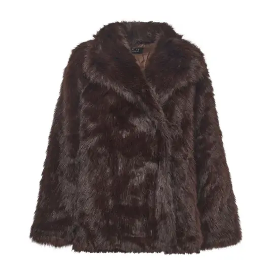 V73 Dame Jakker Brun L,