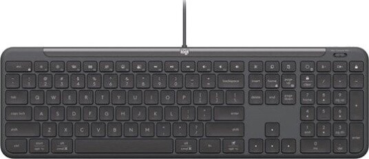 Logitech Signature Slim Wired K620 for Business Tastatur Engelsk Storbritannia Grå 920-013332