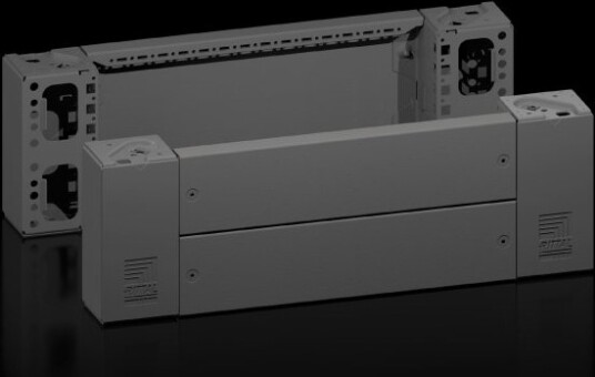 Rittal Vx 8660.022 Hjørnestykke Sort Stål 200 Mm 7.04 Kg 2 Stykker 8660022