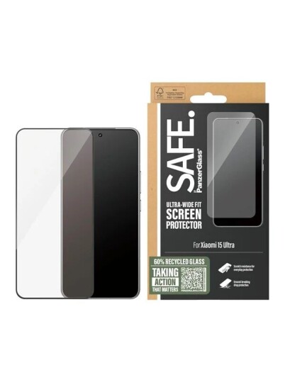 SAFE by PanzerGlass Screen Protector Xiaomi 15 Ultra | Ultra Wide Fit