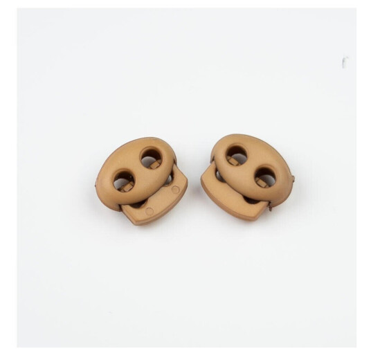 Dobbel snorstopper Beige, 17mm Dobbel snorstopper Beige, 17mm