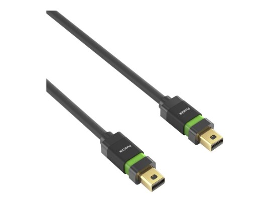 Purelink Ultimate Series Uls2200 - Displayport-Kabel - Mini Displayport (Hann) Låsing Til Mini Displayport (Hann) Låsing - Displayport 1.2 - 1 M - Rund 4 K 60 Hz (4096 X 2160) Støtte - Svart