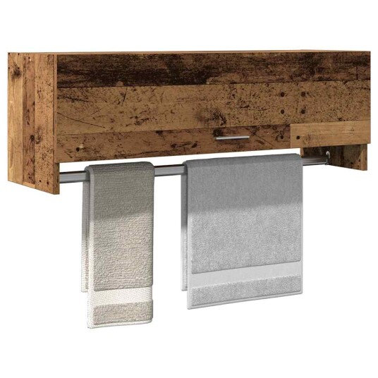  Garderobe gammelt tre 100x32,5x35 cm konstruert tre 8721158439697