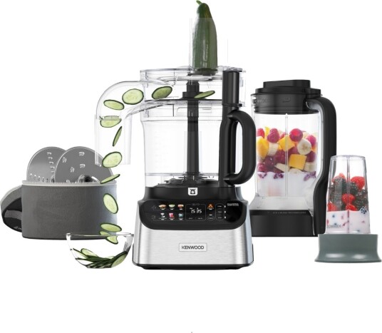 Kenwood MultiPro OneTouch 3L Foodprosessor med 1000W Effekt og Rustfritt Stål Kenwood MultiPro OneTouch 3L Foodprosessor med 1000W Effekt og Rustfritt Stål