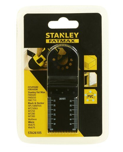 Stanley HCS 32 mm Sagblad for Multikutter - Precision Klinge til Tre og Plast
