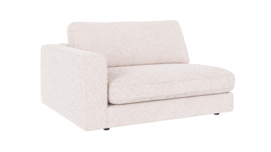 Rowico Home Duncan 1,5 seters ende V Hvit Anna 1 129 x 103 x 78 cm Hvit