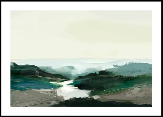 Highland View Plakat Plakat / 70x100cm