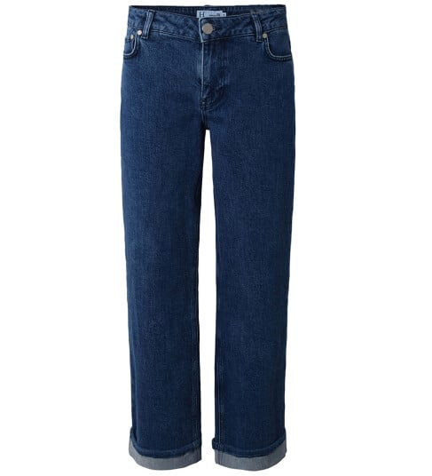 Hound Jeans Bredt brettet Dark Blue Brukt 8 år 128 Jeans Blå