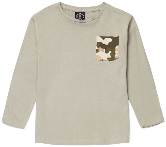 Luca &  Lola Piero Langermet T-Skjorte Khaki 146-152
