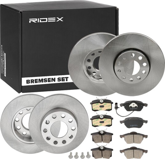 Bremseskiver og -klosser RIDEX 3405B0353