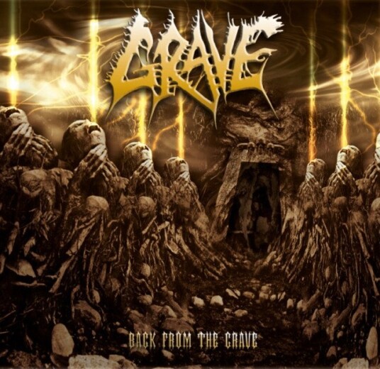 Grave Back From The Grave Sunburst Yellow Red Vinyl