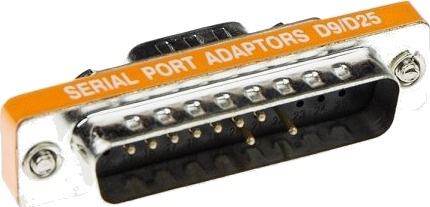 Act D-Sub-Adapter 9-Pinners Hann Til 25-Pinners Hann