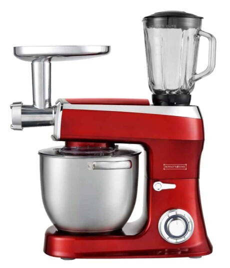 Royalty Line Kjøkkenmaskin 3-i-1 2100W rød 10855 Royalty Line Kjøkkenmaskin 3-i-1 2100W rød 10855