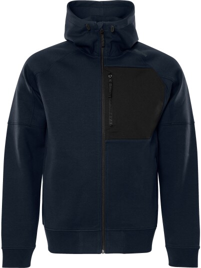 Fristads Collegejacke Med Hette 7831 GKI Mørk Marineblå S