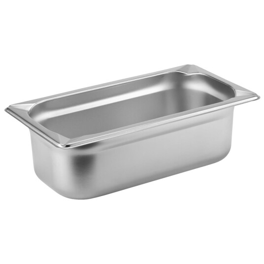 PULSIVA Kantine GN 1/3 Profi; Størrelse GN 1/3 3.7 l 32.7x17.6x10 cm (LxBxD); Stålgrå