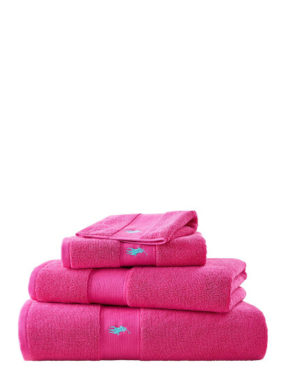 Ralph Lauren Home Poloplay Guest Towel - Pink - 40X75CM