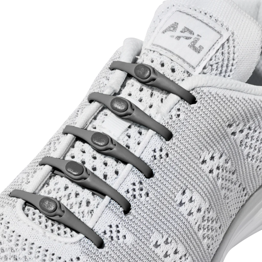 Hickies No Tie Laces 2.0 Charcoal, OneSize