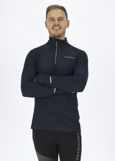 Multi Halfzip Dk. Navy Melange/ Navy 2xl  Sweatshirts