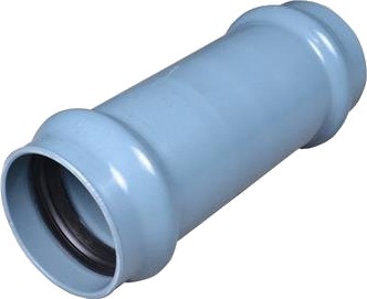 Wavin 250 mm PVC Skydemuffe PN10 for Hydraulikk