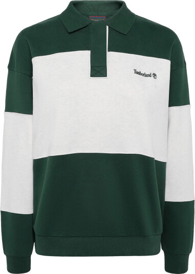 Timberland Rugby Polo Sweatshirt Green L Timberland Rugby Polo Sweatshirt Green L