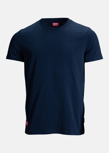 Huski Wear Striped Logo Tee Navy Blue M T-Shirts