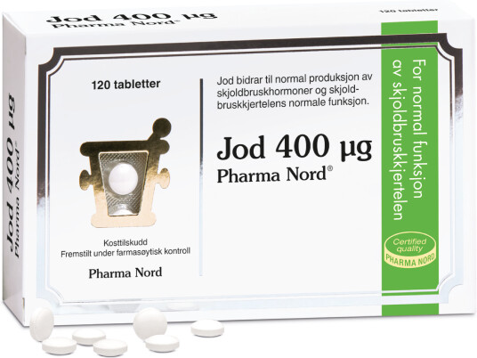 Pharma Nord Jod 400 µg, 60 stk. Pharma Nord Jod 400 µg, 60 stk.