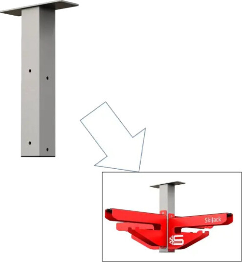 SkiJack Takfäste Skidhållare