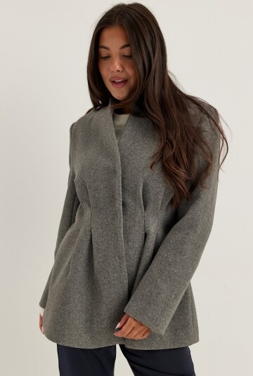 Bubbleroom Shaped Short Coat