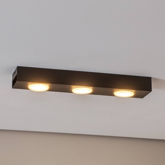 Luminex Downlight Ian i svart 3 lyskilder