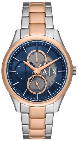 Armani Exchange Herreklokke AX1874 Dante Blå/Rose gulltonet stål