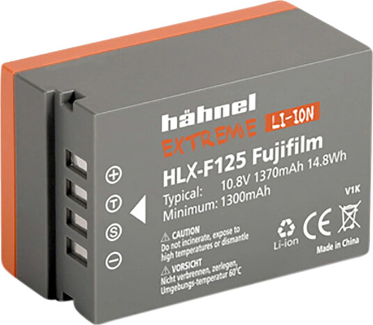 Hähnel Batteri Extreme HLX-F125 Tilsvarer Fuji NP-T125 Hähnel Batteri Extreme HLX-F125 Tilsvarer Fuji NP-T125