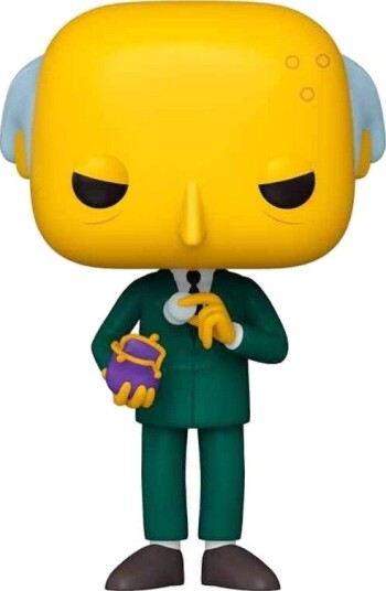 Northix Mr. Burns POP-figur samleobjekt vinylleketøy 4-tommers størrelse