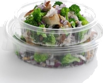 Plastbakke Plus Pack Clearshow Rektangulær Kapacitet 370Ml,167X131x45mm Rpet Transparent M/Hængsl