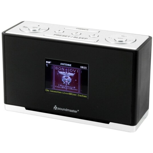 Soundmaster UR240SW DAB+/FM radio med snabbval och klockradio-funktion Soundmaster UR240SW DAB+/FM radio med snabbval och klockradio-funktion