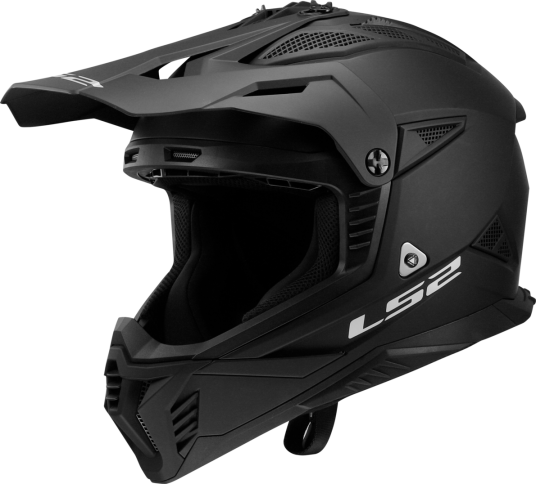 LS2 Crosshjelm MX708 Fast II Solid Mattsvart LS2 Crosshjelm MX708 Fast II Solid Mattsvart